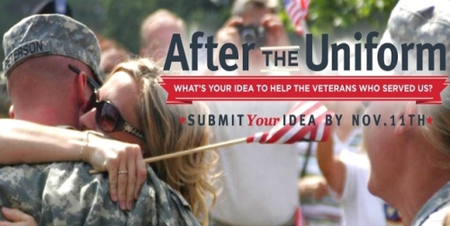 After the Uniform - What is Your Idea to Help Veterans